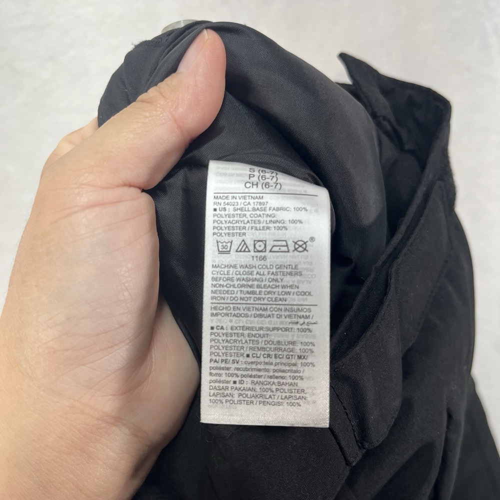 Old Navy Snow Pants Unisex Kids Small 6-7 Black Winter Snowboard Ski Tubing - Picture 5 of 7